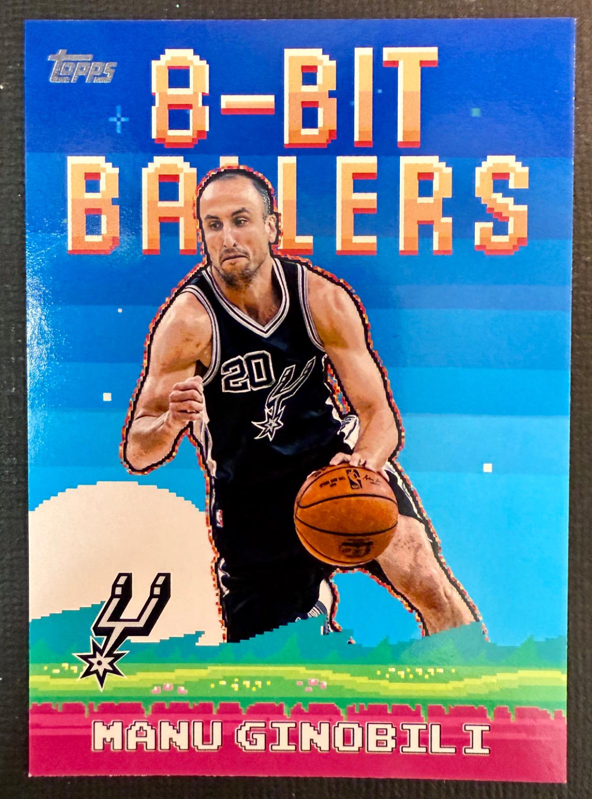2025 Topps 8-Bit Ballers Manu Ginobili #8B-29 card