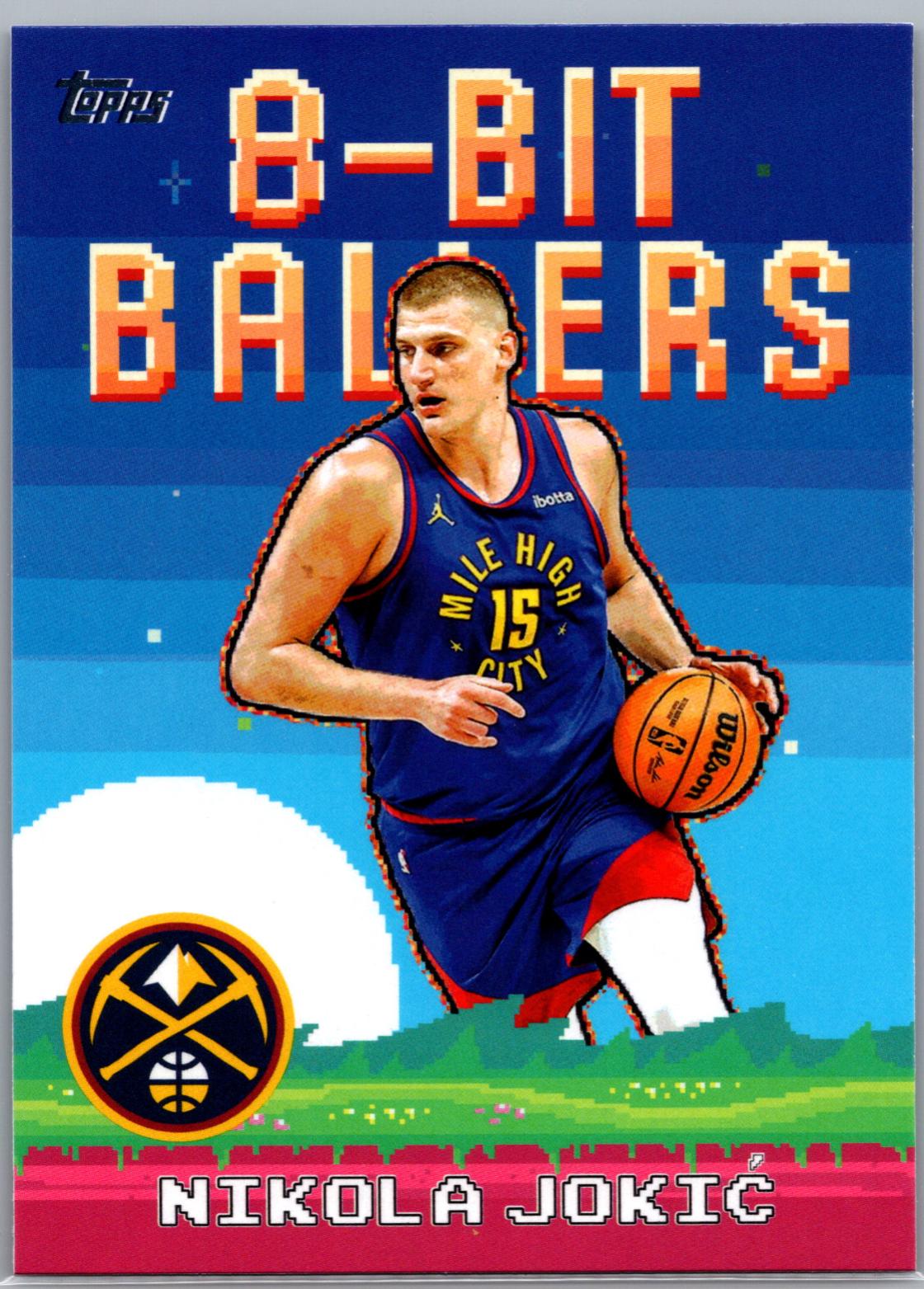 2025 Topps 8-Bit Ballers Nikola Jokic #8B-20 card