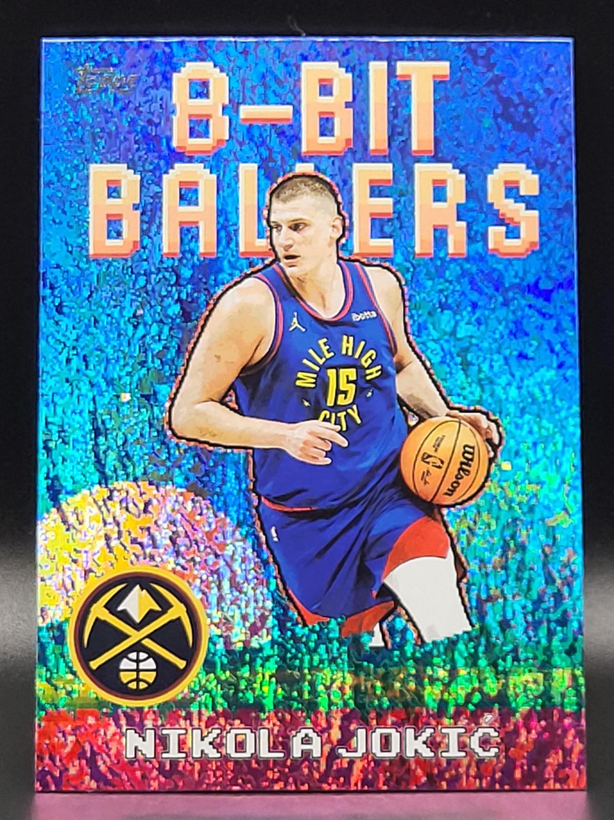 2025 Topps 8-Bit Ballers Nikola Jokic [Holo] #8B-20 card