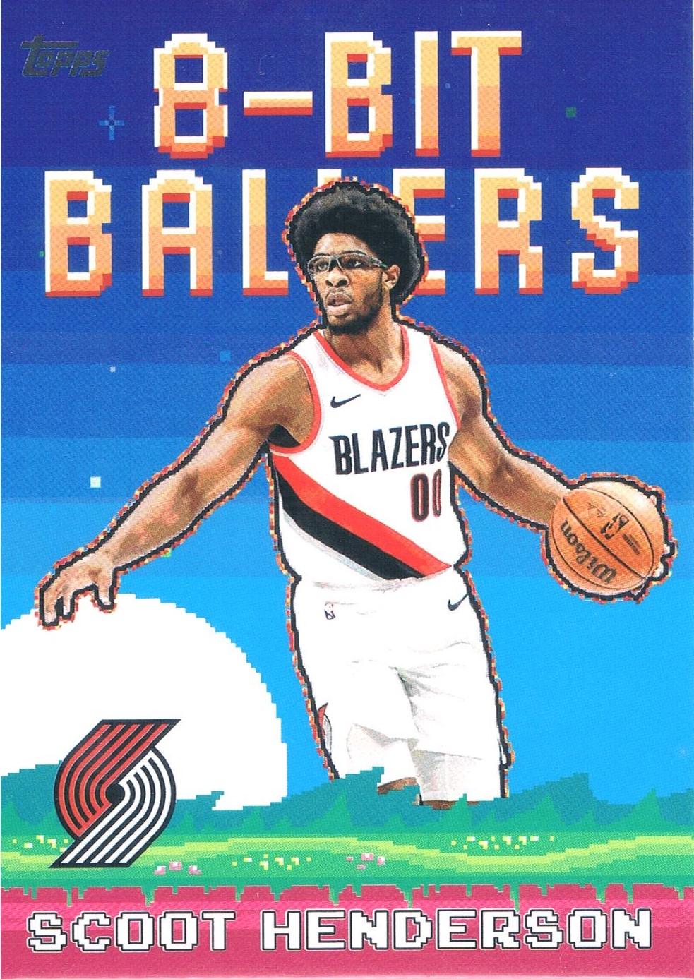 2025 Topps 8-Bit Ballers Scoot Henderson #8B-14 card