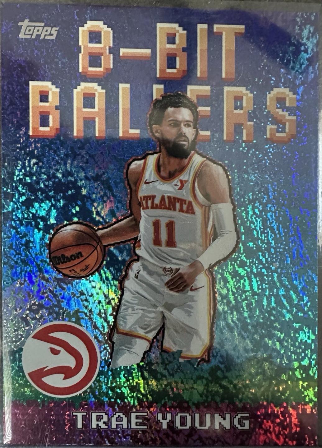 2025 Topps 8-Bit Ballers Trae Young [Holo] #8B-6 card