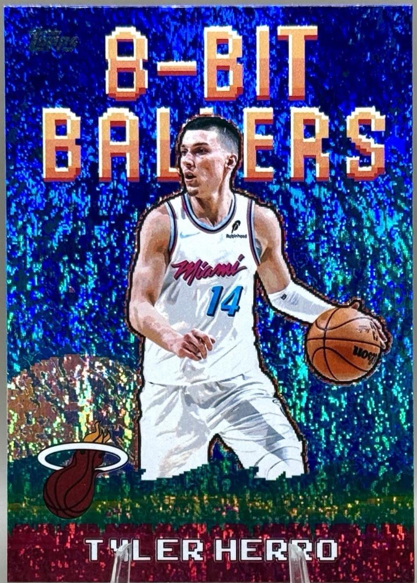 2025 Topps 8-Bit Ballers Tyler Herro [Holo] #8B-2 card