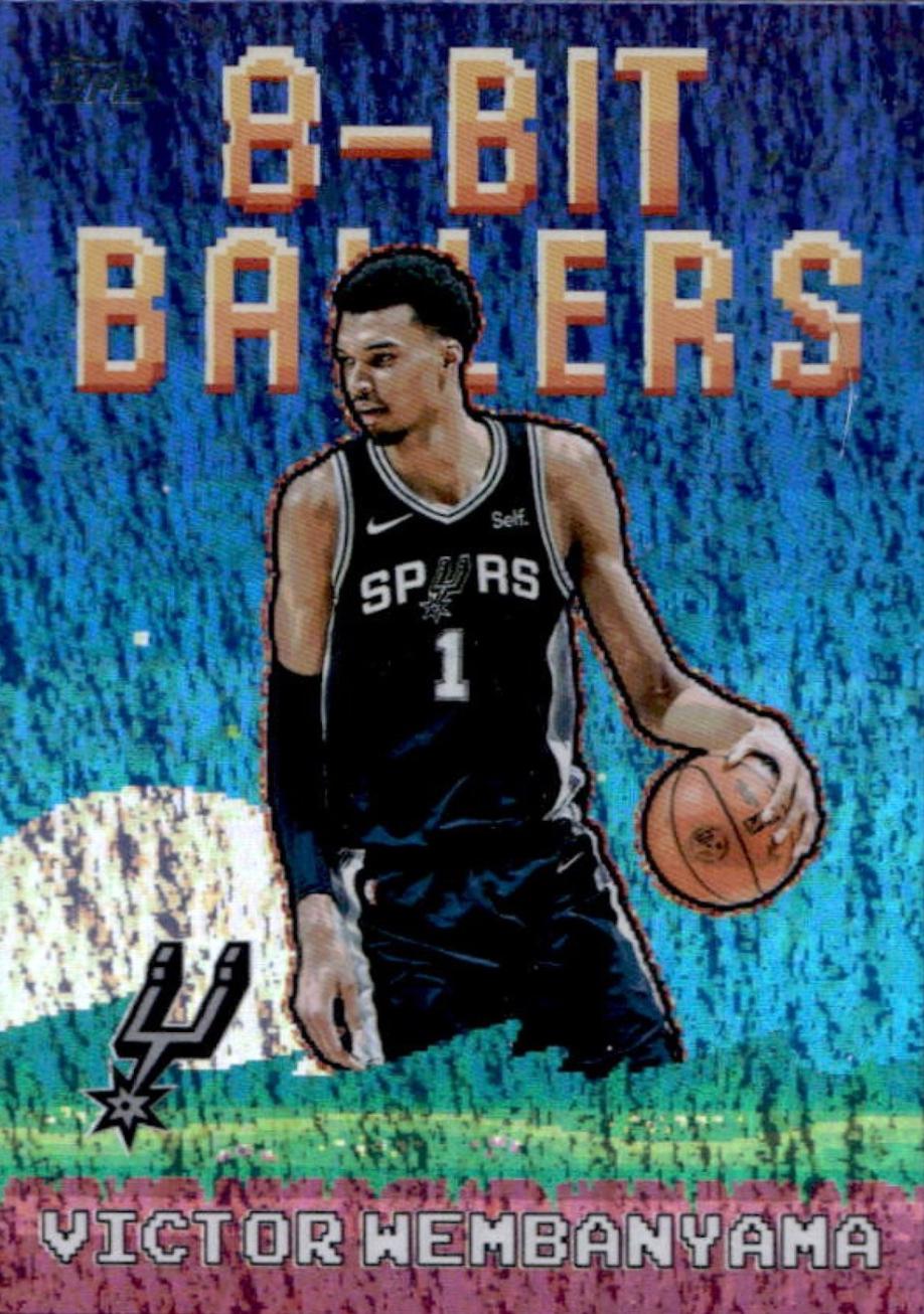 2025 Topps 8-Bit Ballers Victor Wembanyama [Holo] #8B-4 card