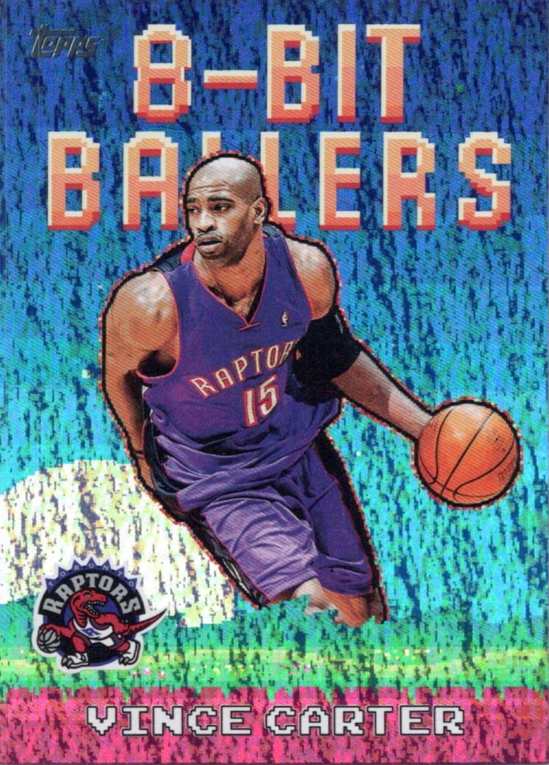 2025 Topps 8-Bit Ballers Vince Carter [Holo] #8B-26 card