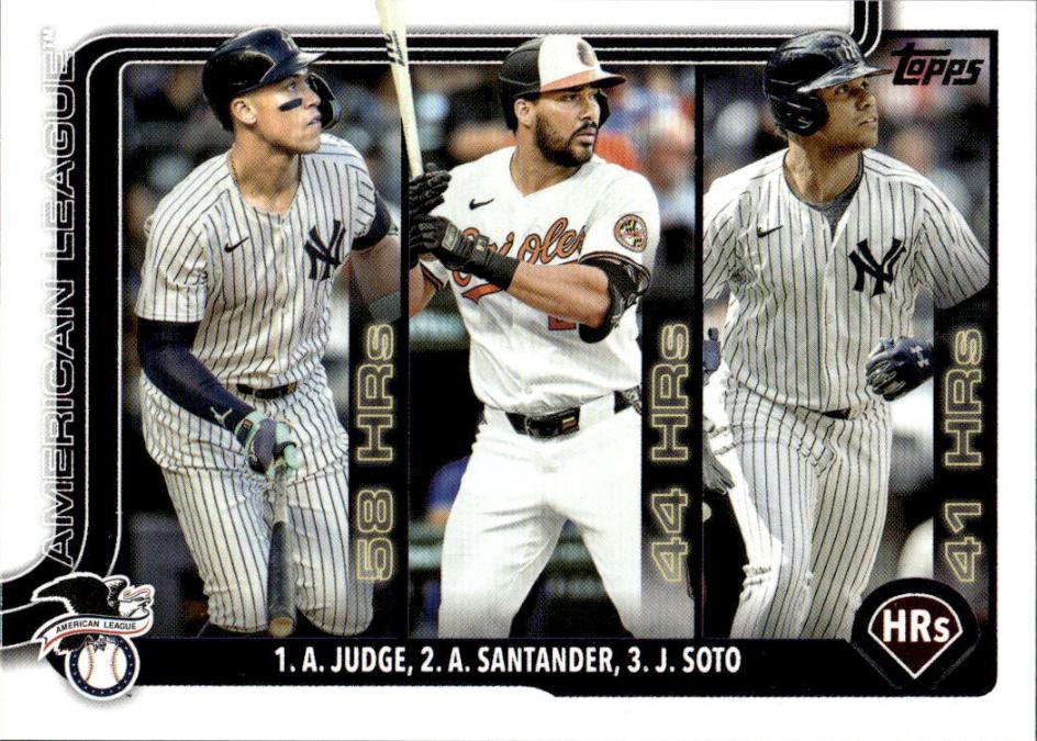 2025 Topps Aaron Judge / Juan Soto / Anthony Santander #79 card