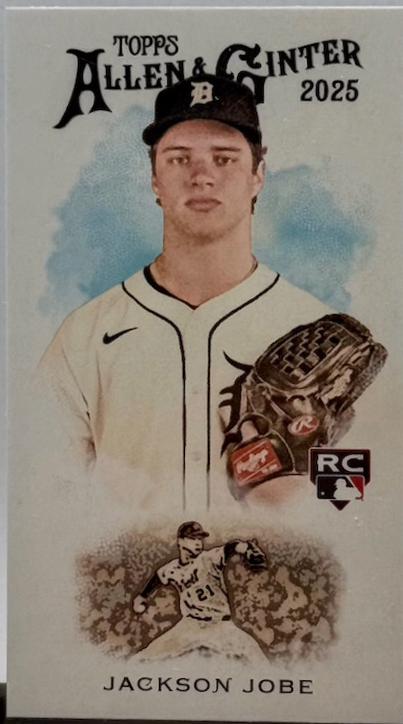 2025 Topps Allen and Ginter 1889 N22 Jackson Jobe #N222-27 card