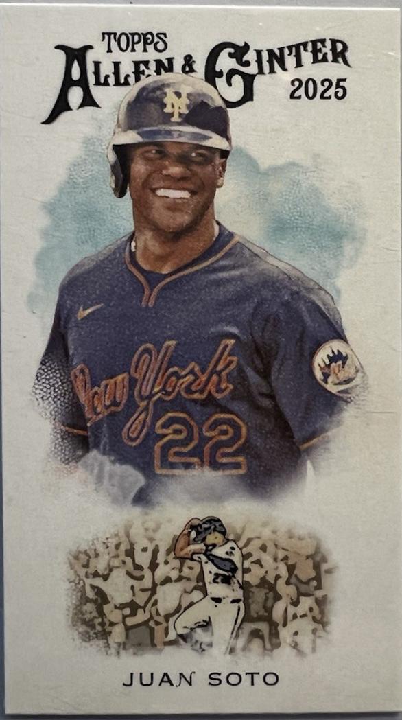 2025 Topps Allen and Ginter 1889 N22 Juan Soto #N222-7 card