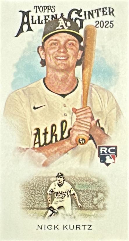 2025 Topps Allen and Ginter 1889 N22 Nick Kurtz #N222-30 card