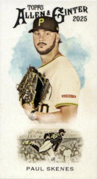 2025 Topps Allen and Ginter 1889 N22 Paul Skenes #N222-13 card