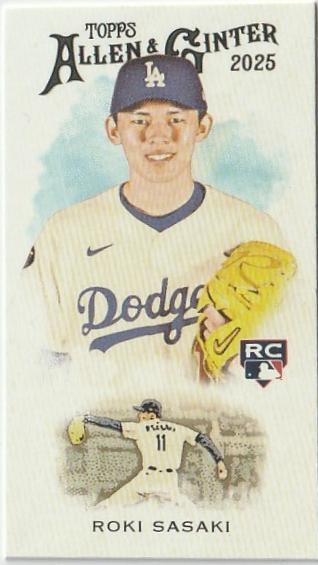 2025 Topps Allen and Ginter 1889 N22 Roki Sasaki #N222-18 card