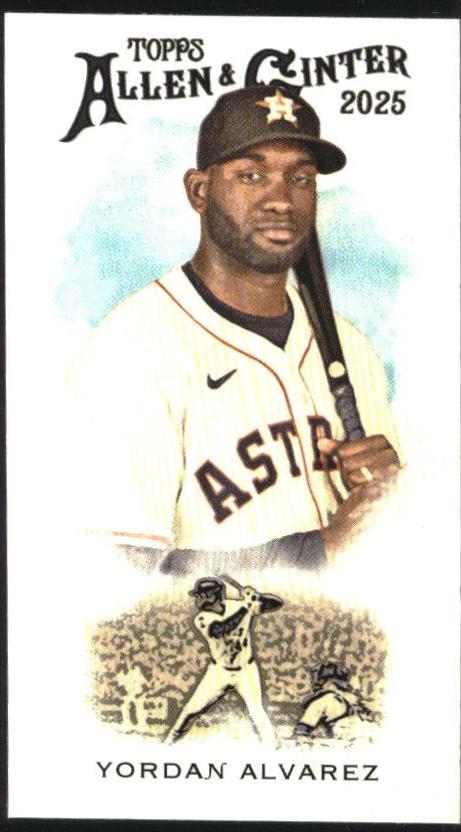 2025 Topps Allen and Ginter 1889 N22 Yordan Alvarez #N222-10 card