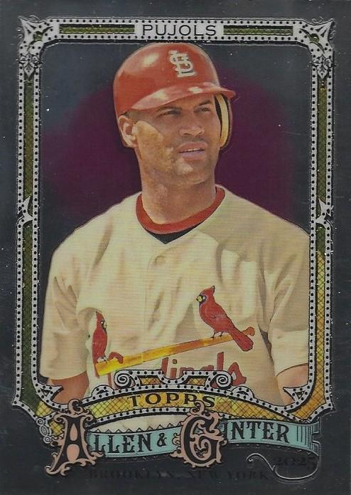 2025 Topps Allen and Ginter Albert Pujols [Chrome Variation] #1 card