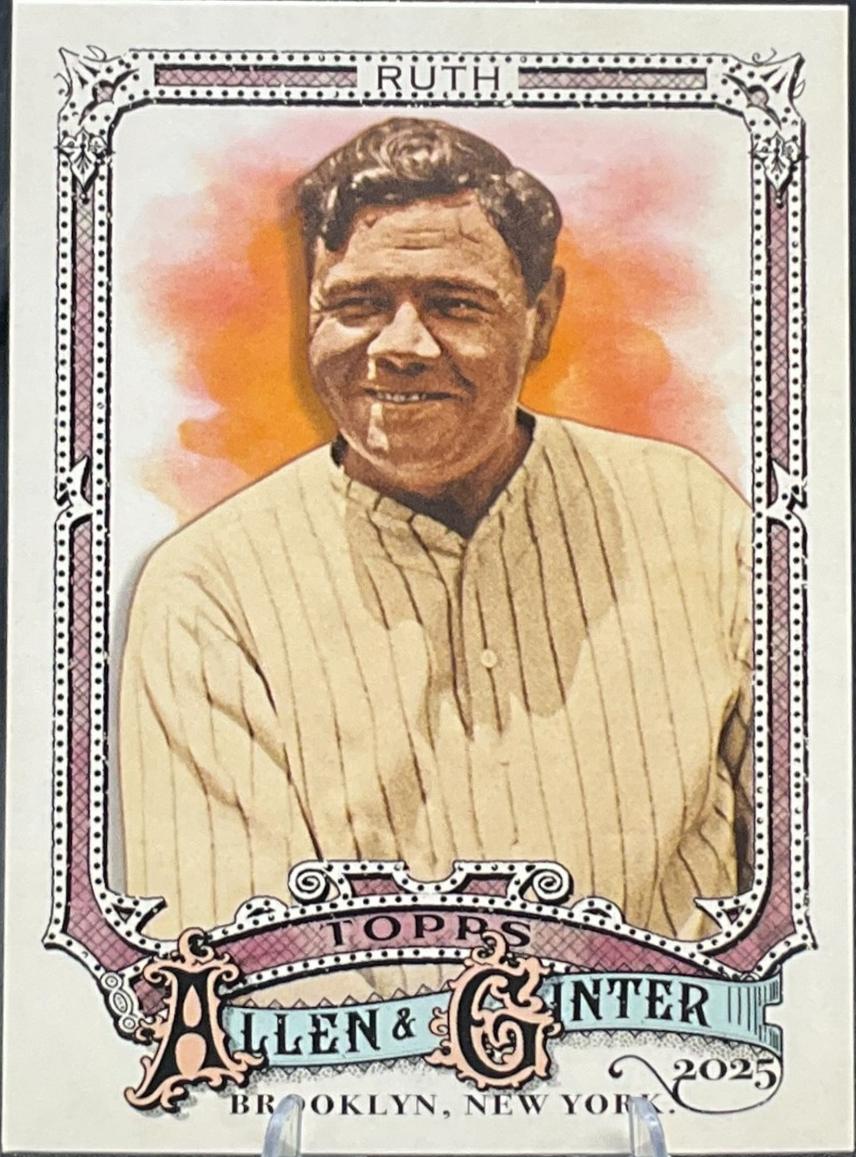 2025 Topps Allen and Ginter Babe Ruth #28 card