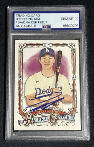 2025 Topps Allen and Ginter Hyeseong Kim #71 card