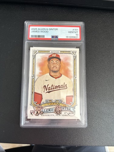 2025 Topps Allen and Ginter James Wood #101 card