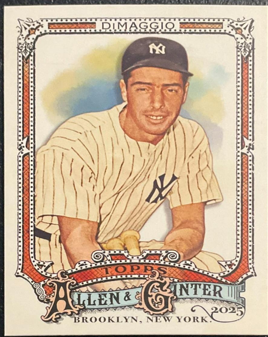 2025 Topps Allen and Ginter Joe DiMaggio [SP] #342 card
