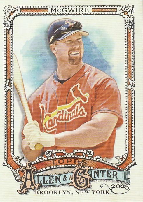 2025 Topps Allen and Ginter Mark McGwire #2 card