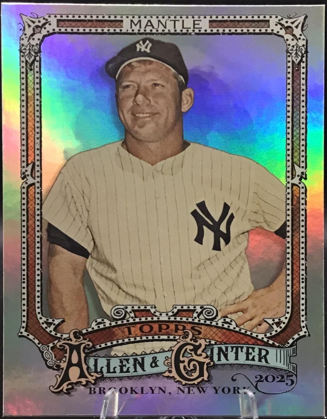 2025 Topps Allen and Ginter Mickey Mantle [Silver] #19 card