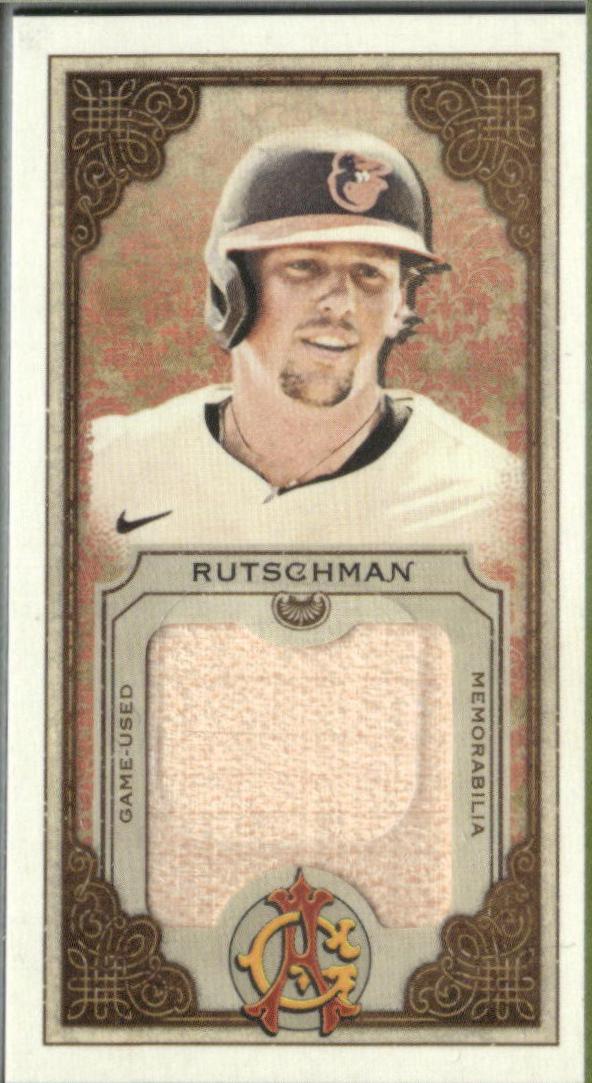 2025 Topps Allen and Ginter Mini Framed Relic Adley Rutschman #MFR-ARU card