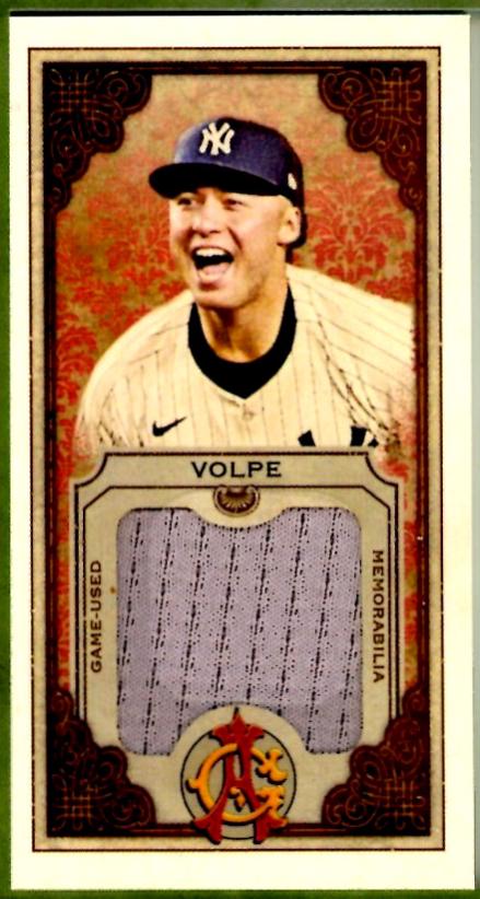 2025 Topps Allen and Ginter Mini Framed Relic Anthony Volpe #MFR-AV card