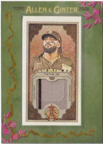 2025 Topps Allen and Ginter Mini Framed Relic Fernando Tatis Jr. #MFR-FT card