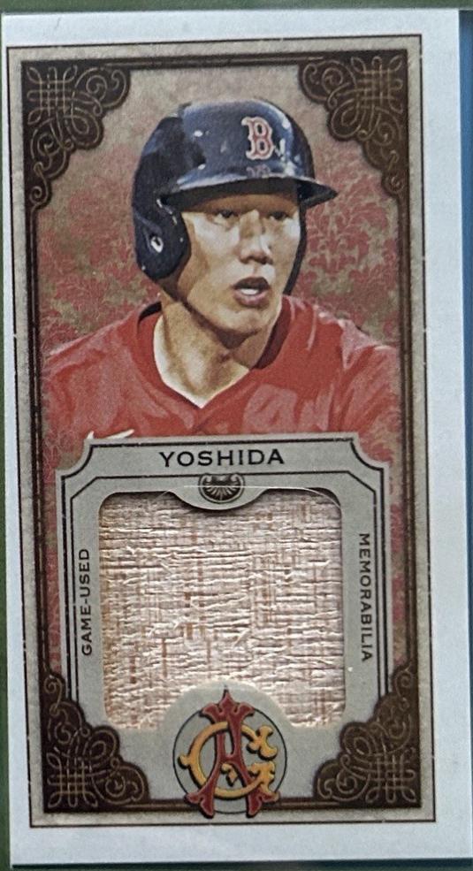 2025 Topps Allen and Ginter Mini Framed Relic Masataka Yoshida #MFR-MYO card