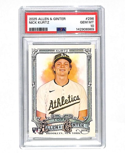 2025 Topps Allen and Ginter Nick Kurtz #296 card