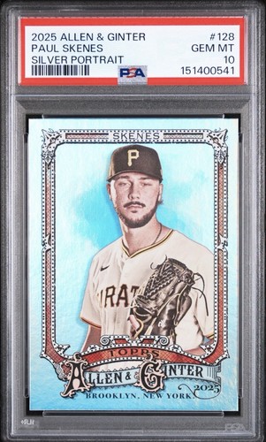 2025 Topps Allen and Ginter Paul Skenes [Silver] #128 card