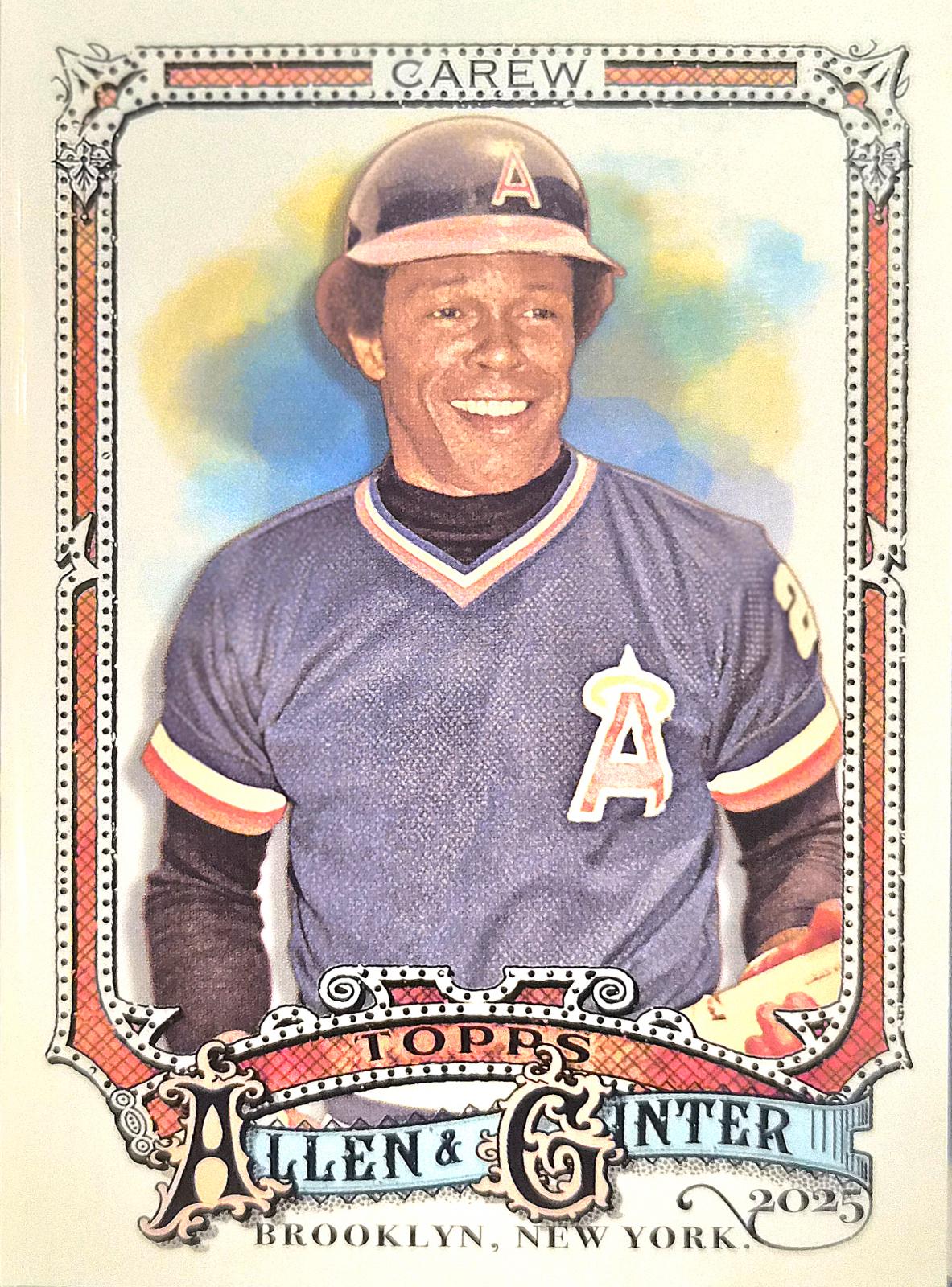 2025 Topps Allen and Ginter Rod Carew #16 card