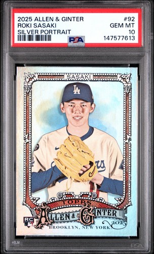 2025 Topps Allen and Ginter Roki Sasaki [Silver] #92 card