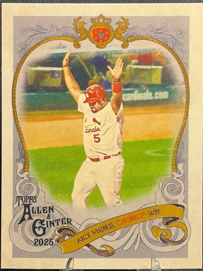 2025 Topps Allen and Ginter Sweet Victory Albert Pujols #SV-10 card