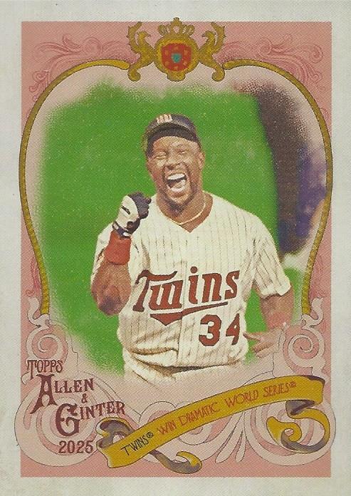 2025 Topps Allen and Ginter Sweet Victory Kirby Puckett #SV-25 card