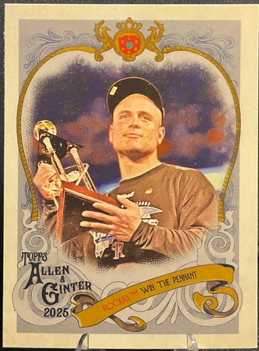 2025 Topps Allen and Ginter Sweet Victory Matt Holliday #SV-13 card