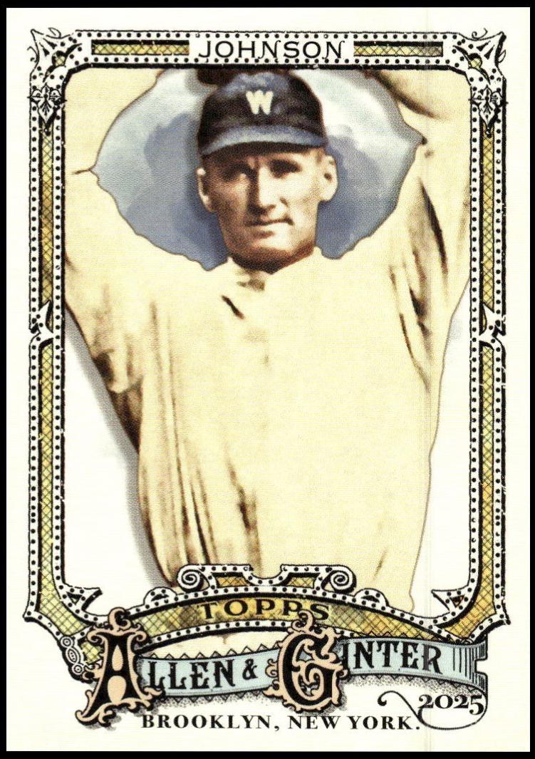 2025 Topps Allen and Ginter Walter Johnson [SP] #332 card