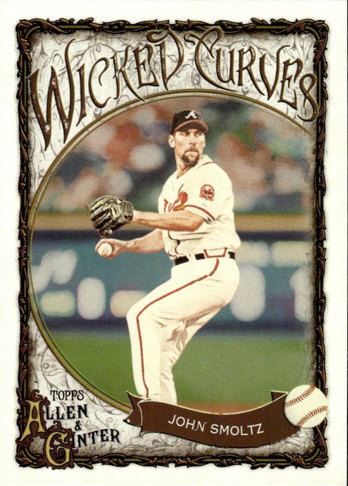 2025 Topps Allen and Ginter Wicked Curves John Smoltz #WC-34 card