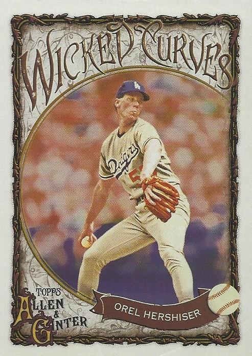 2025 Topps Allen and Ginter Wicked Curves Orel Hershiser #WC-26 card