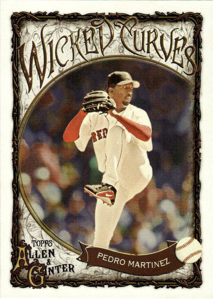 2025 Topps Allen and Ginter Wicked Curves Pedro Martinez #WC-12 card