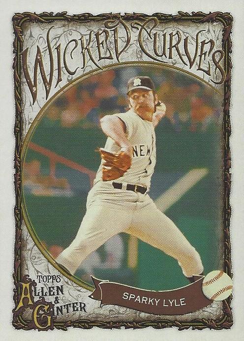 2025 Topps Allen and Ginter Wicked Curves Sparky Lyle #WC-32 card
