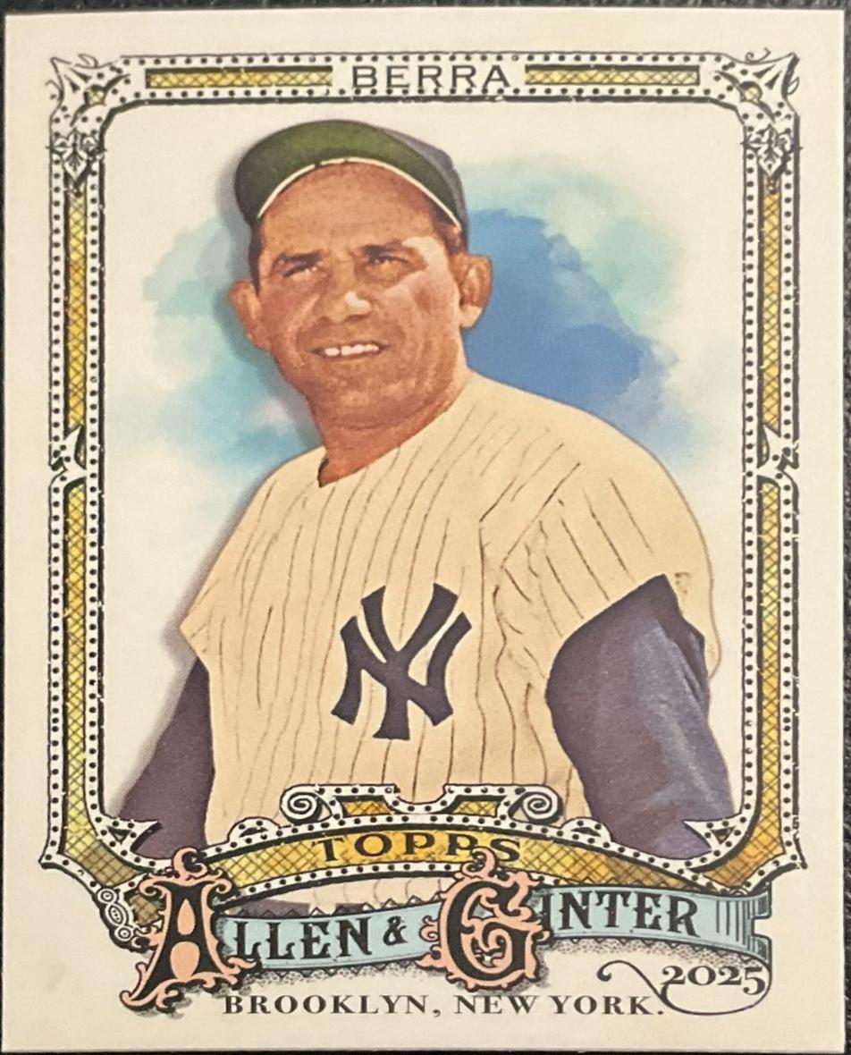 2025 Topps Allen and Ginter Yogi Berra [SP] #339 card