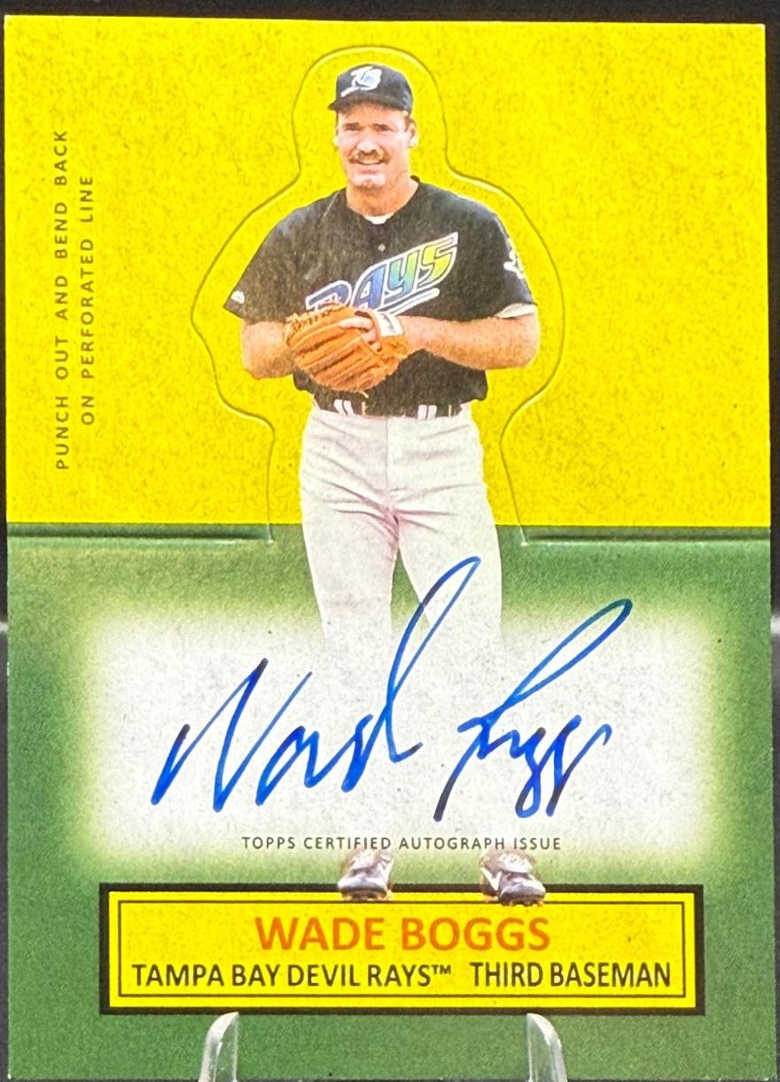2025 Topps Archives 1964 Stand-Ups Autograph Wade Boggs #64SUA-WB card