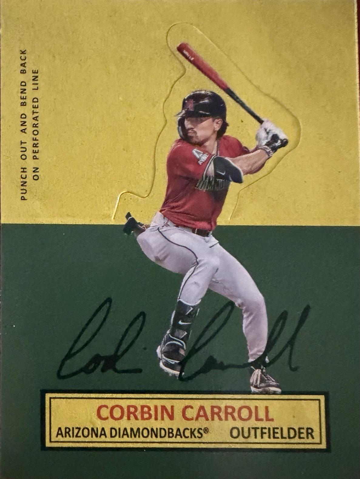 2025 Topps Archives 1964 Topps Stand-Ups Corbin Carroll #64SU-12 card