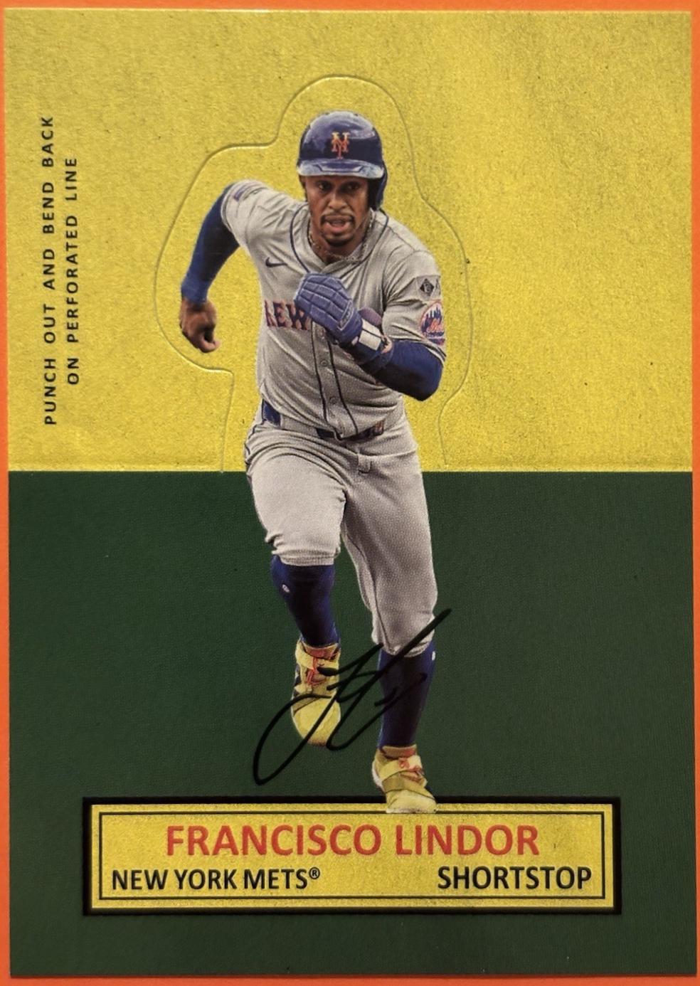 2025 Topps Archives 1964 Topps Stand-Ups Francisco Lindor #64SU-17 card