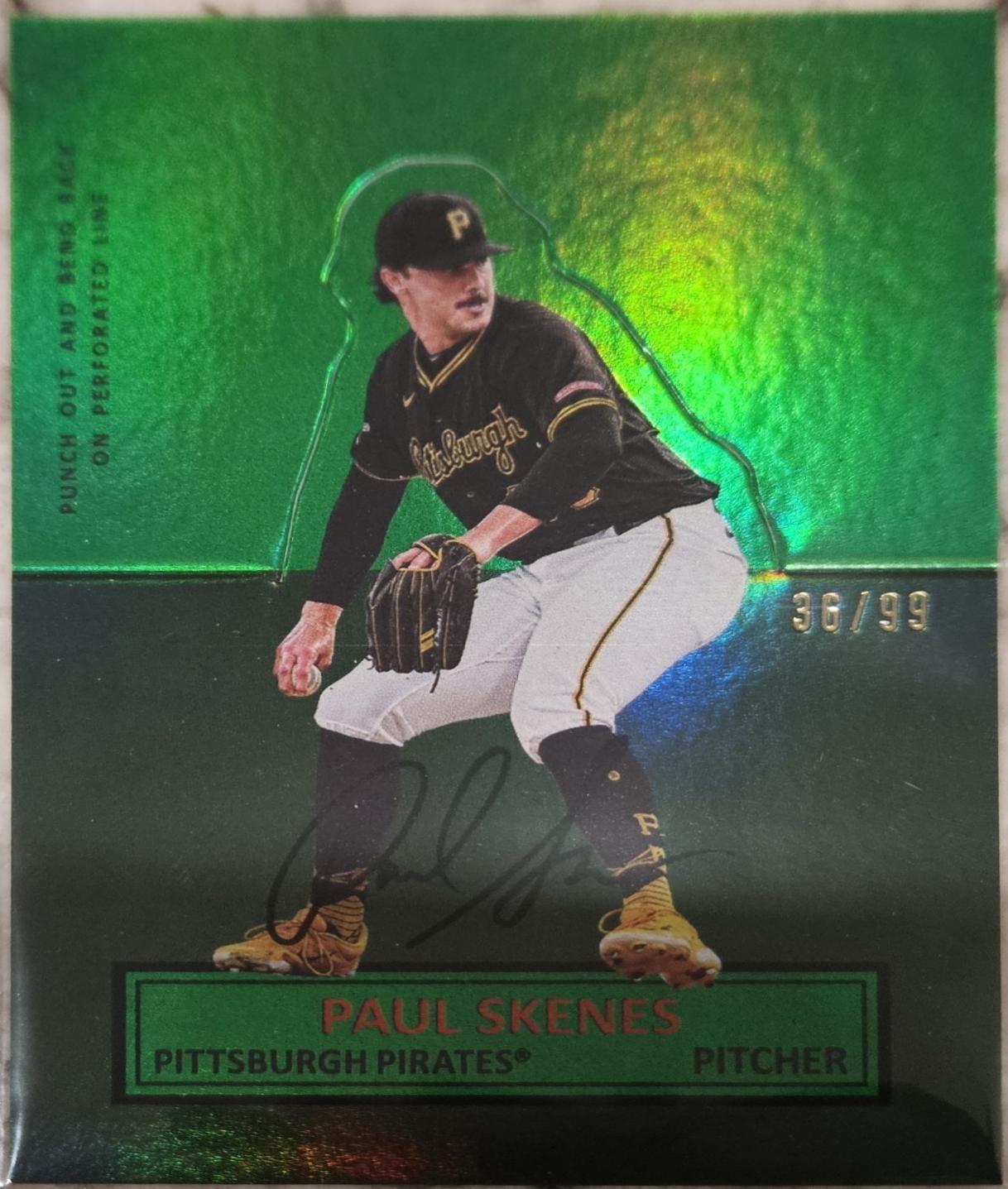2025 Topps Archives 1964 Topps Stand-Ups Paul Skenes [Green] #64SU-11 card