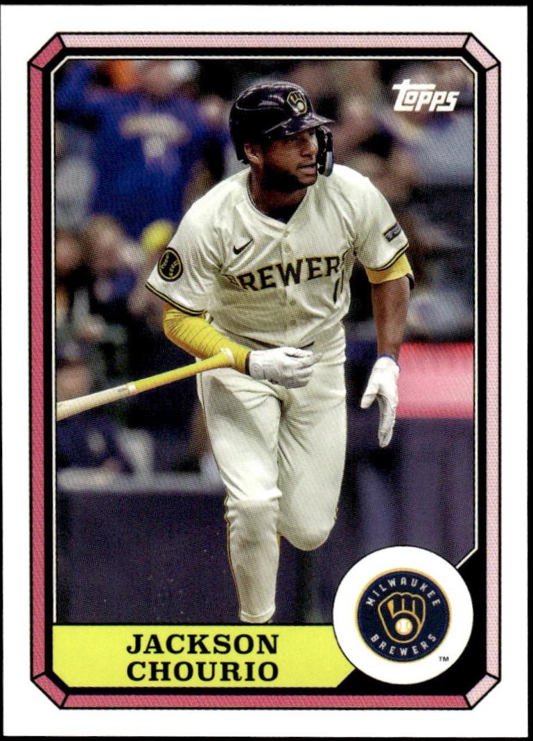 2025 Topps Archives 1987 Boardwalk and Baseball Jackson Chourio #87BB-19 card