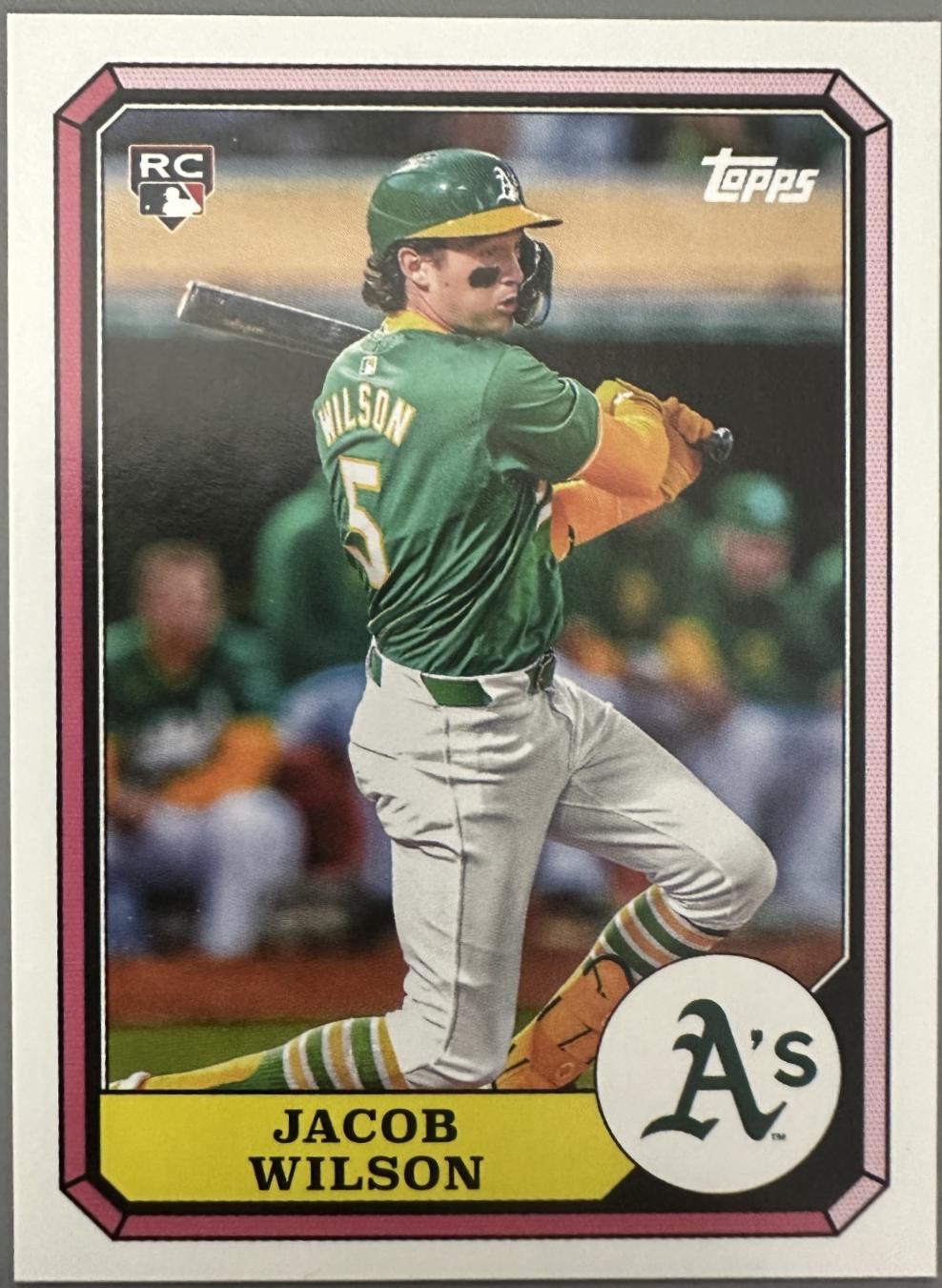2025 Topps Archives 1987 Boardwalk and Baseball Jacob Wilson #87BB-7 card