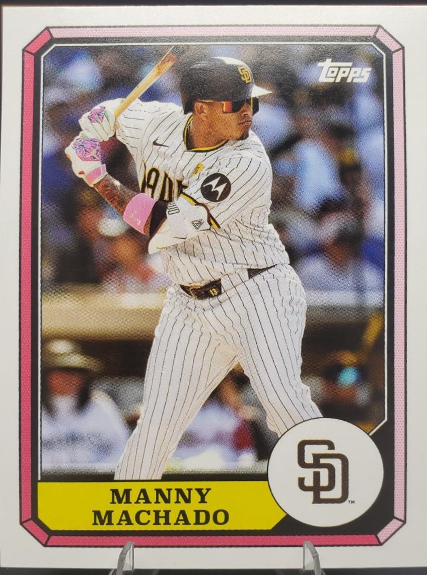 2025 Topps Archives 1987 Boardwalk and Baseball Manny Machado #87BB-11 card