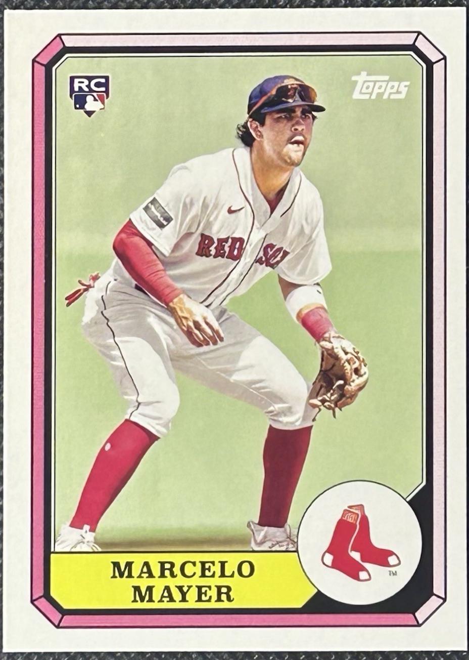 2025 Topps Archives 1987 Boardwalk and Baseball Marcelo Mayer #87BB-8 card