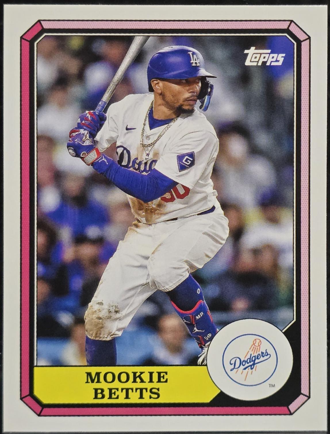 2025 Topps Archives 1987 Boardwalk and Baseball Mookie Betts #87BB-16 card