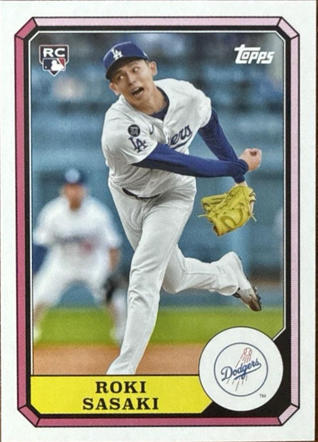 2025 Topps Archives 1987 Boardwalk and Baseball Roki Sasaki #87BB-2 card