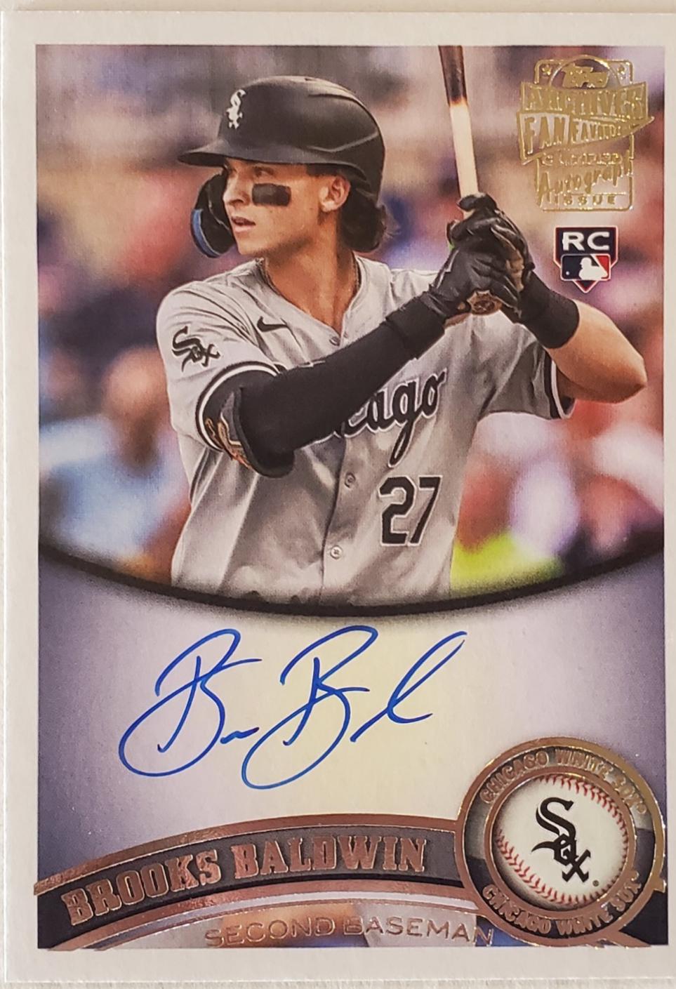 2025 Topps Archives 2011 Fan Favorites Autograph Brooks Baldwin #11FFA-BB card